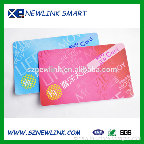 customized hard plastic prepaid phone card
